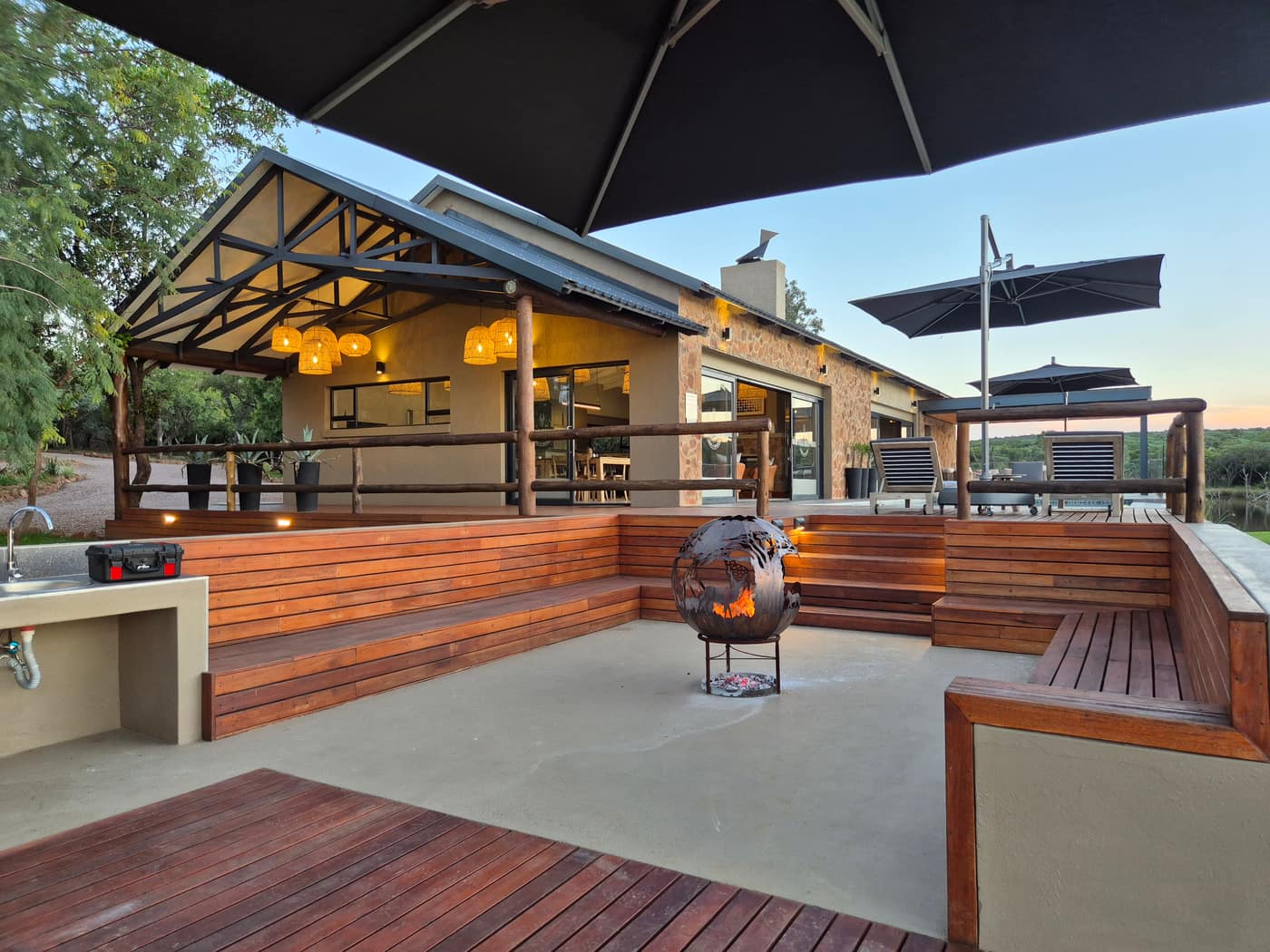 Reflections Camp outdoor boma